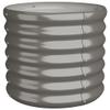LXYZWRW Furniture Select-Garden Planter, Powder-Coated Steel, 40 x 40 x 36 cm, Gray view 2
