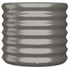 LXYZWRW Furniture Select-Garden Planter, Powder-Coated Steel, 40 x 40 x 36 cm, Gray view 3