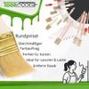 ToolSpace Round Paint Brush Set, 5-Piece, 30–50 mm, Natural Bristles, Beechwood Handles view 3