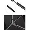 Portable Badminton Net Set with Volleyball and Tennis Net, Height-Adjustable and Foldable view 4