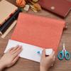 craspire 51 x 11.8 in. Red-Orange Book Cloth with Paper Backing view 3