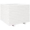 Furniture Select-Garden White Planter 60 x 60 x 49.5 cm Solid Pine view 2
