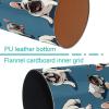Metal Pen Holder with White French Bulldog Pattern view 2