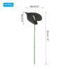 PATIKIL 13-Inch Artificial Anthurium Lily Flowers, 6-Pack, Black view 2