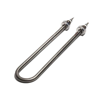 KEUQIXMR 201 Stainless Steel Single U Heating Element, M16, 220V, 240mm, 2kW