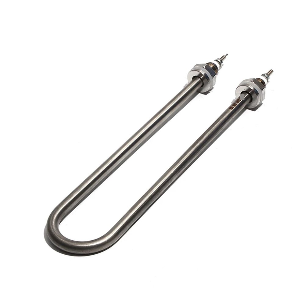 KEUQIXMR 201 Stainless Steel Single U Heating Element, M16, 220V, 240mm, 2kW