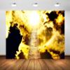 CORFOTO 2.7 x 1.8 m Stairway to Heaven Religious Cloud Photography Backdrop view 2