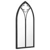 Furniture Select Black Garden Mirror 70 x 30 cm view 2