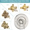 Replacement for Moen Gibson Posi-Temp Shower Trim Kit, Brushed Nickel, T2901BN view 3