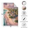 ODAWA Seaside Haven Kitchen Towels, Soft, Absorbent, Quick-Drying, 45.7 x 71.1 cm, 4-Pack view 3