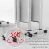 Folding Conference Table on Casters, Rectangular Flip-Top Training Table, 160 x 60 x 75 cm view 4