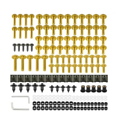 LIJUNSHANI 195-Piece Motorcycle Fairing Bolt, Nut & Clip Kit for Suzuki Boulevard S50/S83, Intruder 800/1400, 250LC, C1800R and C800