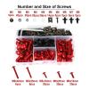 LIJUNSHANI 195-Piece Motorcycle Fairing Bolt, Nut & Clip Kit for Suzuki Boulevard S50/S83, Intruder 800/1400, 250LC, C1800R and C800 view 4