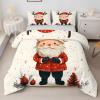 Santa 4-Season Quilt, 135 x 200 cm, Pinecone & Bell Design view 2