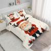 Santa 4-Season Quilt, 135 x 200 cm, Pinecone & Bell Design view 4