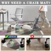 Chair Mat for Hard Floors and Carpet, 70 x 120 cm view 4