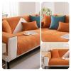 Upgraded Solid-Color Sofa Cover with 3 Cushion Covers view 2