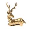 JUDUOYANXIAN Vintage Brass Reindeer Figurine, 3.5 x 2.5 cm view 1
