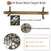 Brass Stair Carpet Rods, 7-Piece Set, 90 cm (35 3/8 in) view 4