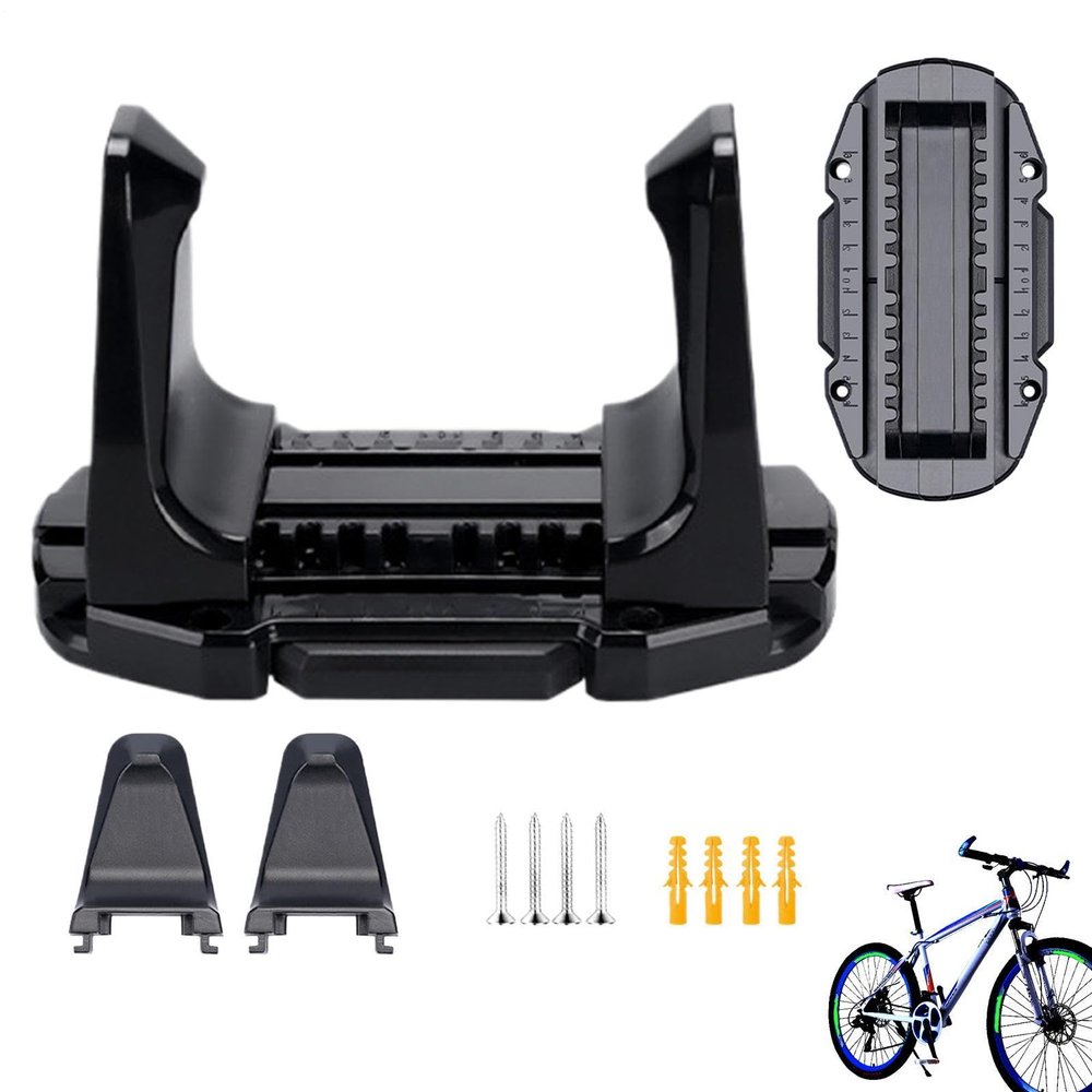 Generic Bicycle Hanger for Garage, Wall-Mounted Bike Rack