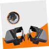 NULYLU 2-Piece Carbon Steel Bicycle Trick Pegs, Black Cylinder Pedals for Mountain Bikes view 2