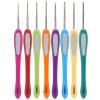 lvifloae 8-Piece Colorful Crochet Hook Set view 2