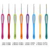 lvifloae 8-Piece Colorful Crochet Hook Set view 4