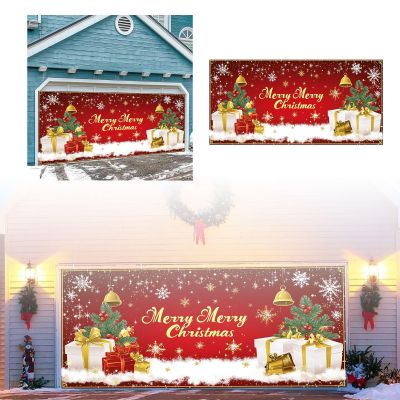 Allbestop Christmas Garage Door Banner, Large Holiday Decoration