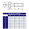 Slotted Pan Head Screws DIN 84, Brass, Yellow (M3 x 18, 50 pcs.) view 3