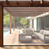 Durable Outdoor Tarp Curtains with Eyelets, Tear-Resistant and Waterproof, 6 x 2.7 m view 2