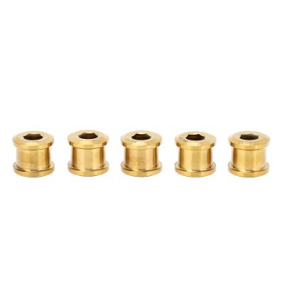 Tbest 6.5 mm Single Chainring Bolt Set, High-Strength Titanium Alloy, for Small-Wheel Bicycles