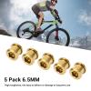 Tbest 6.5 mm Single Chainring Bolt Set, High-Strength Titanium Alloy, for Small-Wheel Bicycles view 2