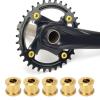 Tbest 6.5 mm Single Chainring Bolt Set, High-Strength Titanium Alloy, for Small-Wheel Bicycles view 3