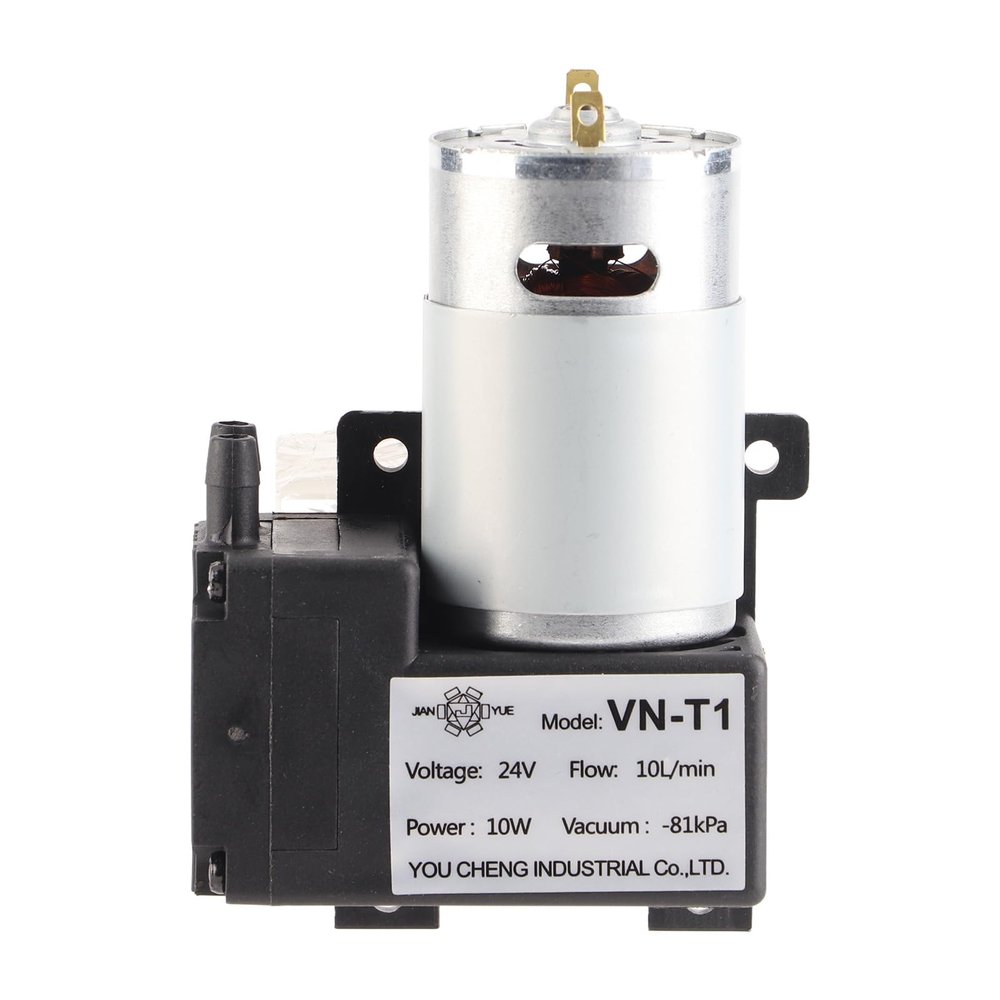 VN T1 Micro DC Vacuum Pump, Quiet High-Performance Industrial Accessory for Air Transfer in Pipelines (DC 24 V)