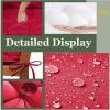 Waterproof Garden Swing Seat Cushion Set, 10 cm Thick, Bench Cushion with Backrest for 2- and 3-Seater Swings, 9100 cm view 3