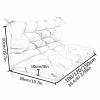 Waterproof Garden Swing Seat Cushion Set, 10 cm Thick, Bench Cushion with Backrest for 2- and 3-Seater Swings, 9100 cm view 4