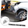 JECOMPRIS Stainless Steel O-Ring Mount with Round Tow Hook for Vehicles view 2
