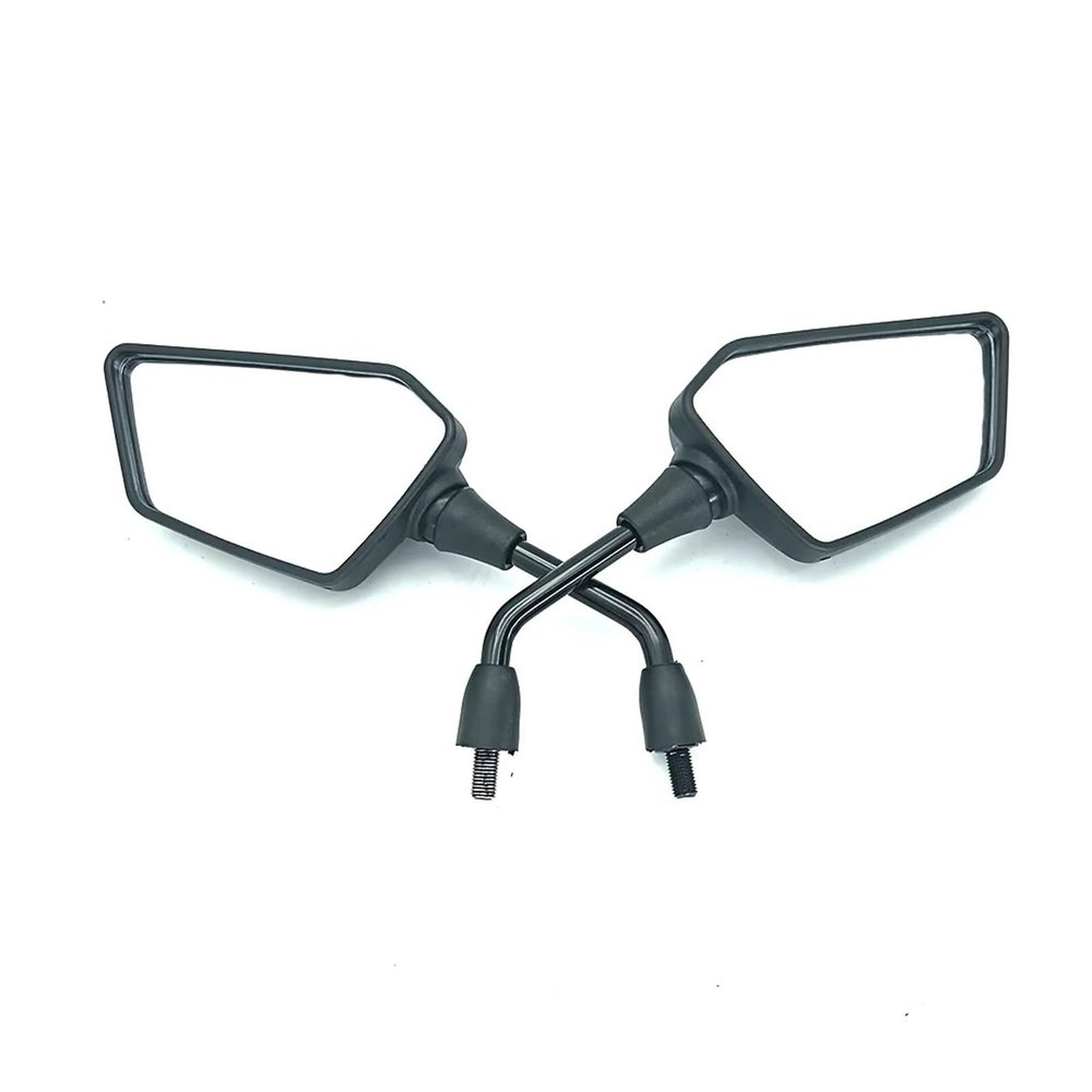 PRFGSGVBV Side Rearview Mirrors, 2 Pairs, 10 mm, Foldable Round Mirrors for Scooters, Motorcycles, Bicycles and Motocross