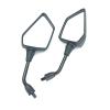 PRFGSGVBV Side Rearview Mirrors, 2 Pairs, 10 mm, Foldable Round Mirrors for Scooters, Motorcycles, Bicycles and Motocross view 2
