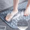 KQIEJUY Bathtub and Shower Mat, Non-Slip, Machine Washable, 120 x 80 cm view 2