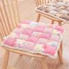 Morbuy Floral Seat Cushions with Ties, Pink, 40 x 40 cm, 2-Pack view 1
