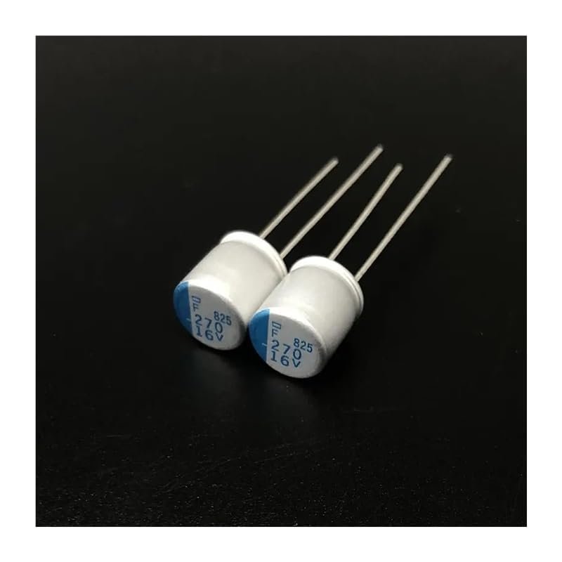 LLBOGRGGN 270µF 16V NCC PSF Series Solid Capacitor, 8×8 mm