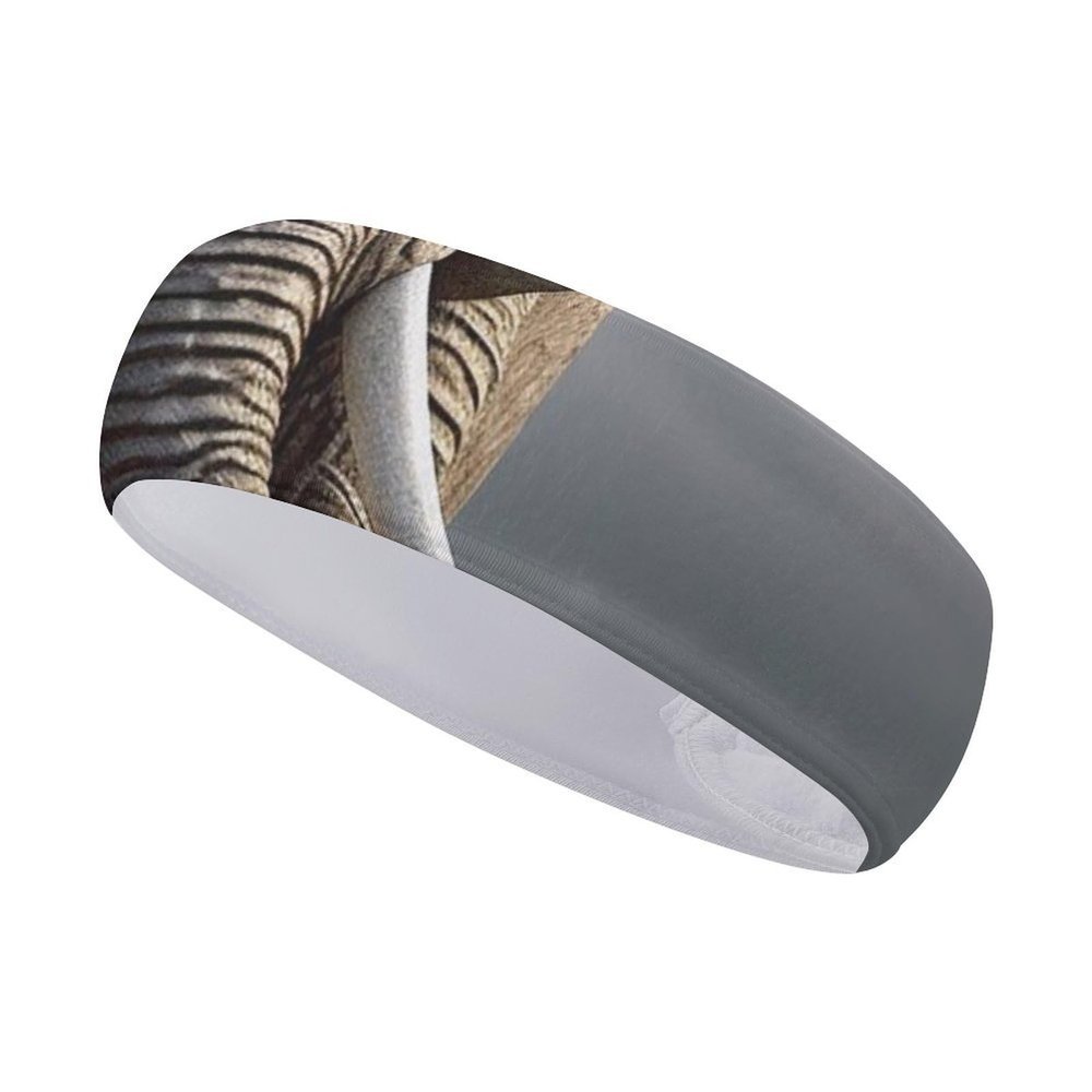 Women's Sports Headband with 3D Elephant Print