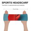 Women's Sports Headbands with Red Feather Print for Fitness and Running view 2