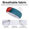 Women's Sports Headbands with Red Feather Print for Fitness and Running view 4