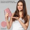 Belzsxy Xiaomi 14T Wallet Flip Case, PU Leather, 15 Card Slots, Pink view 3