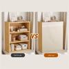 LIVEINU White Cabinet Curtains, Self-Adhesive, 2-Pack view 3