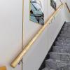 Wooden Stair Handrail with Stainless Steel Brackets, 30 cm view 3