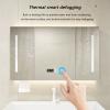 WLCNYL LED Bathroom Mirror Medicine Cabinet with Storage, Anti-Fog, 3-Color Lighting view 4