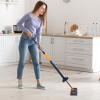 Large Flat Mop with 6 Mop Pads, Rotating Head and Squeegee view 4